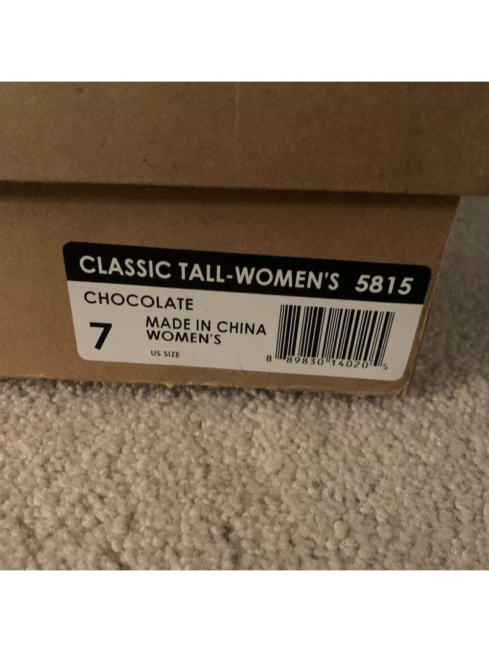 UGG Brand Classic Tall Chocolate Brown 7 - Picture 7 of 9